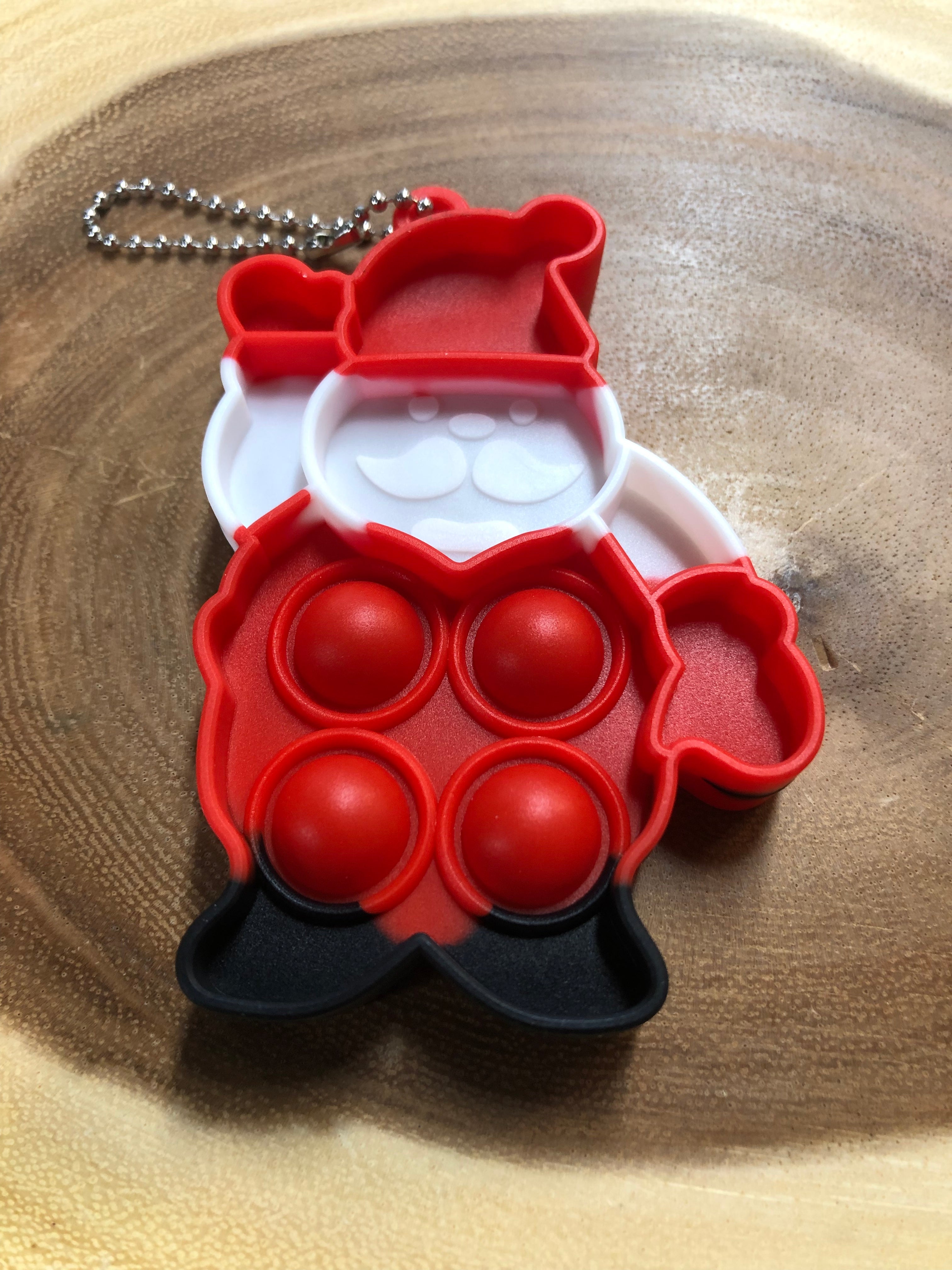 Pop Toy Keyring - Santa