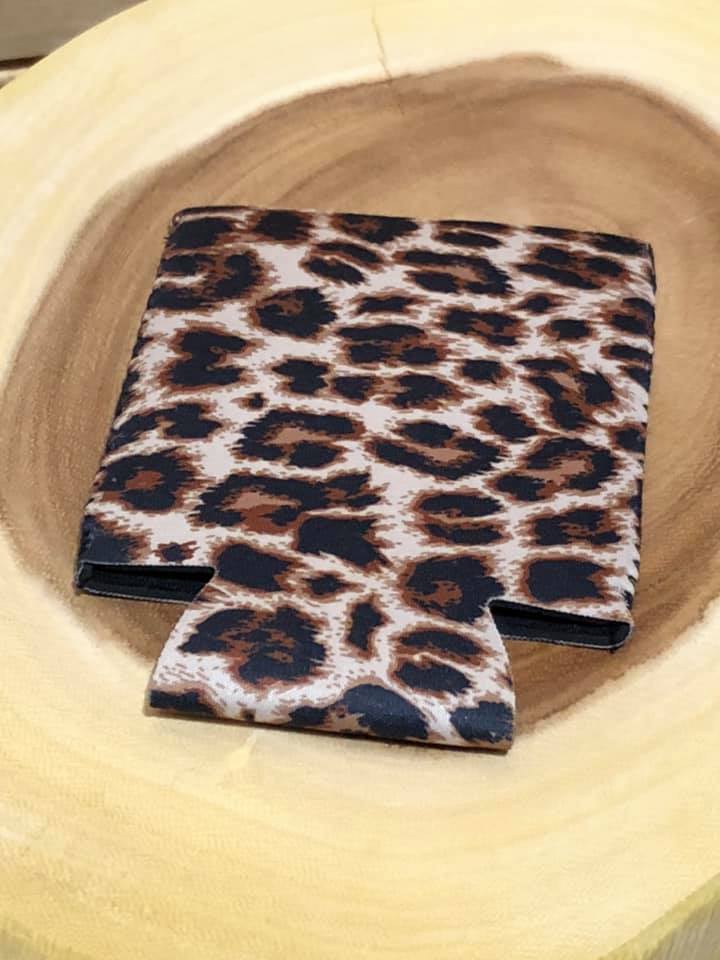 Can Cooler/Sleeve - Leopard