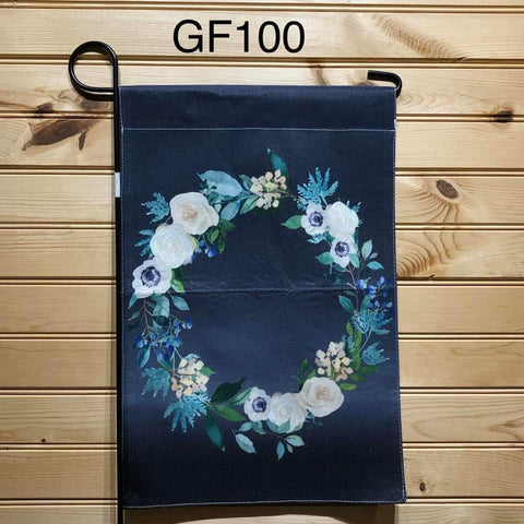Garden Flag - GF100 - White Roses