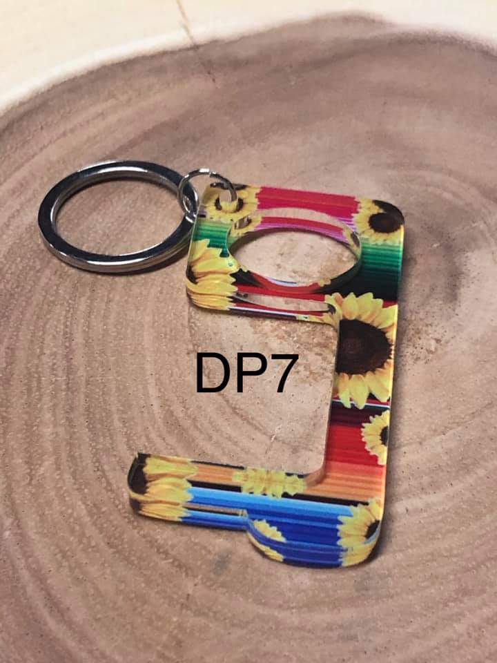 Acrylic Door Puller - DP7 - Serape Sunflowers