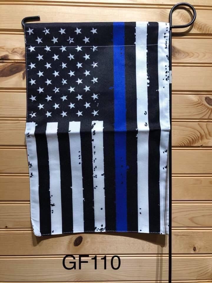 Garden Flag - GF110 -Blue Line