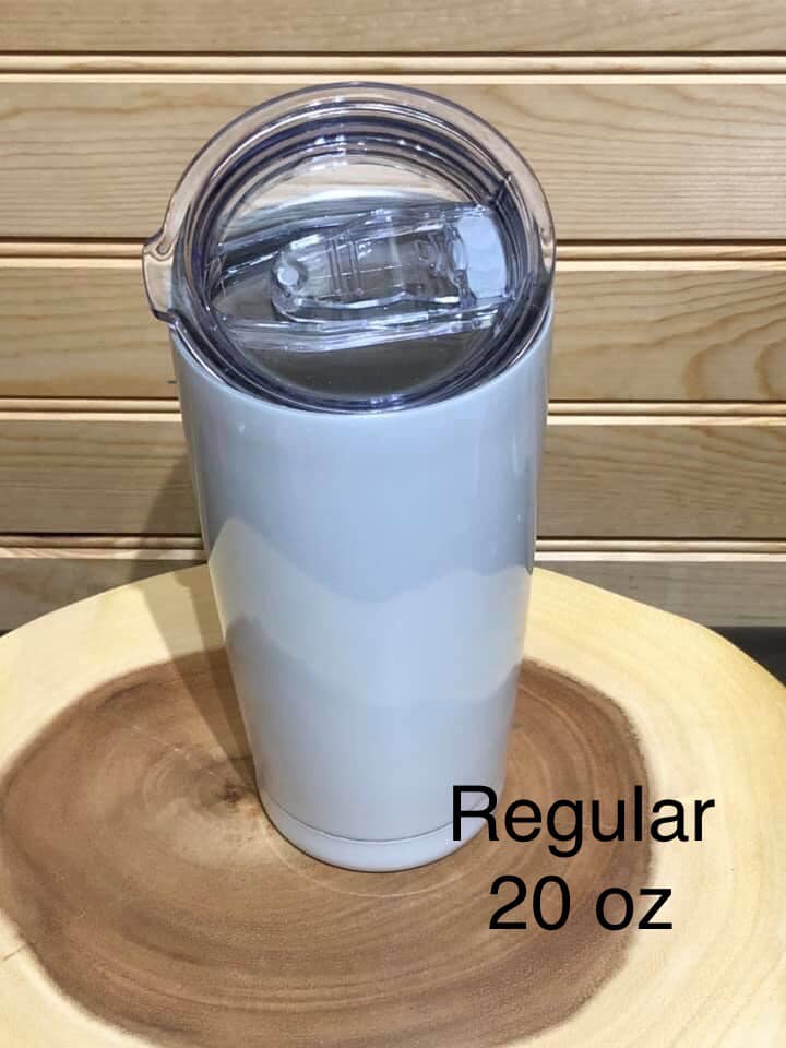 20 oz Regular Sublimation Stainless Steel Tumbler