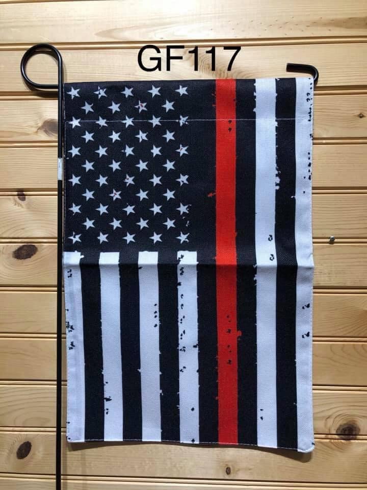 Garden Flag - GF117 -Red Line