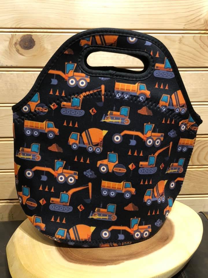 Lunch Bag - Construction Trucks