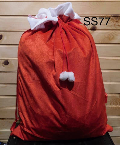 Boutique  -  SS77 -  Red Velvet Sack