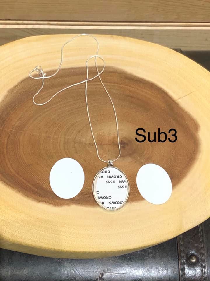 Sublimation Necklace - Oval