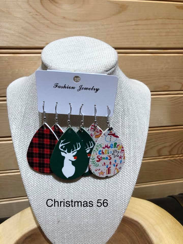 Christmas Trio Earring - #56