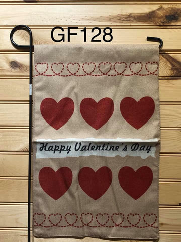 Garden Flag - GF128 - Heart Garland