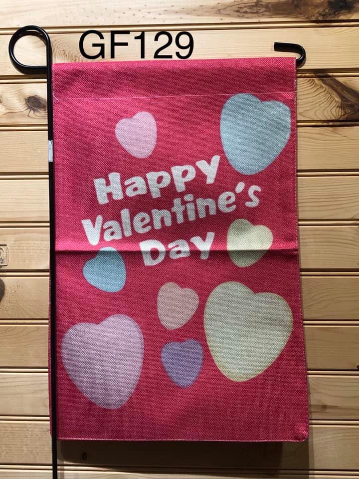 Garden Flag - GF129 - Candy Hearts