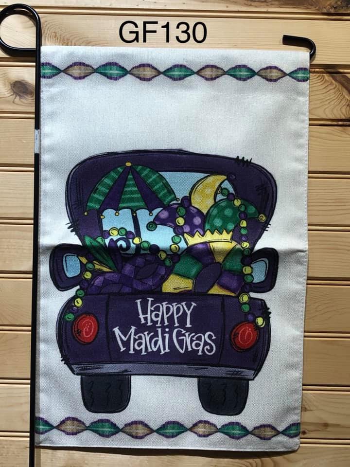 Garden Flag - GF130 - Mardi Gras Truck