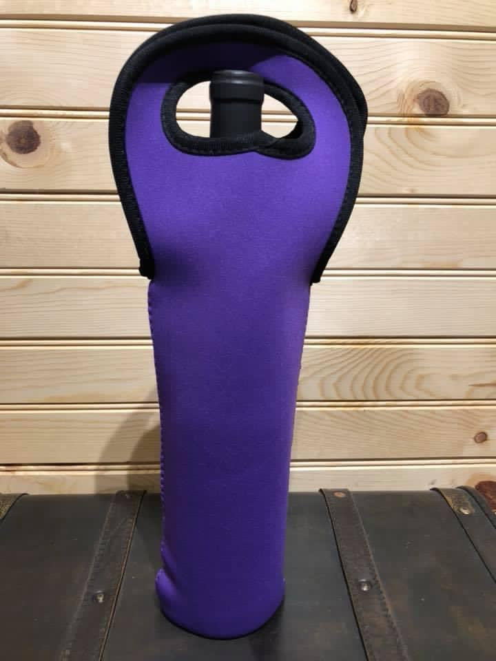 Neoprene Wine Bag - Purple