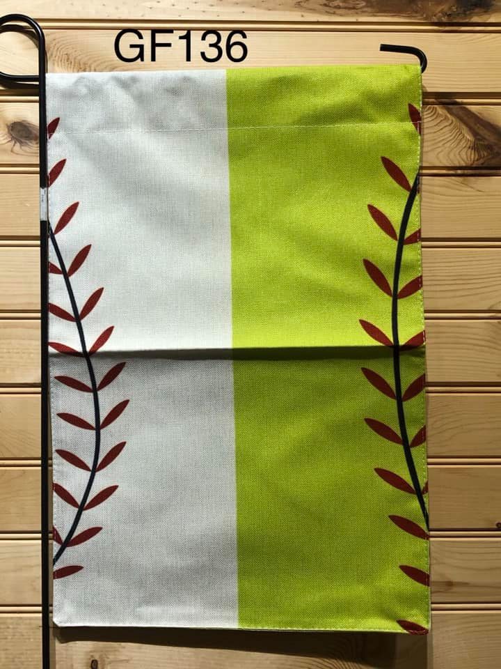 Garden Flag - GF136 - Softball / Baseball Split