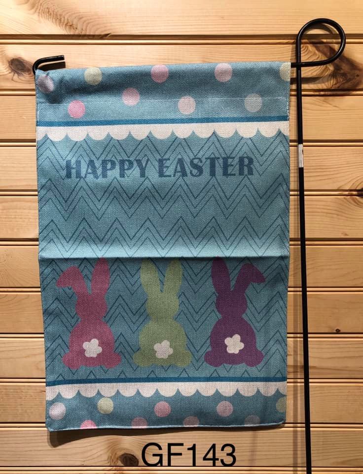 Garden Flag - GF143 - Teal - Bunny Line Up