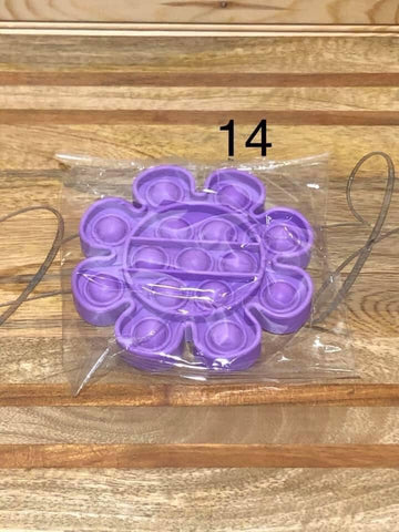 Purple Flower Pop Toy