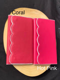 Scallop Wallet - Hot Pink