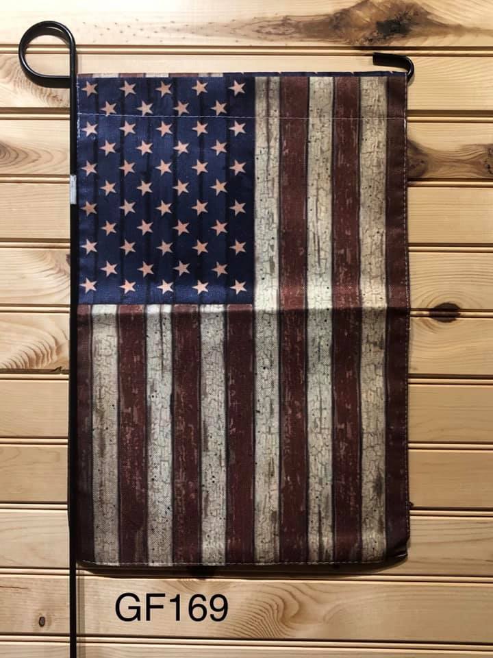 Garden Flag - GF168 - Aged American Flag