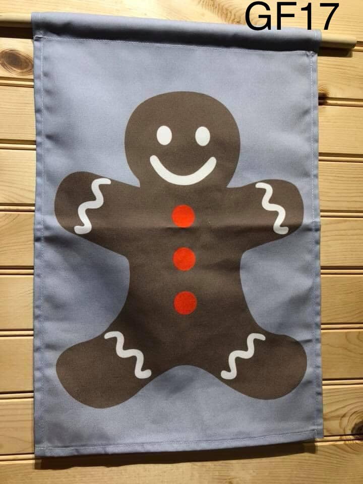 Garden Flag - GF17 - Gingerbread Boy