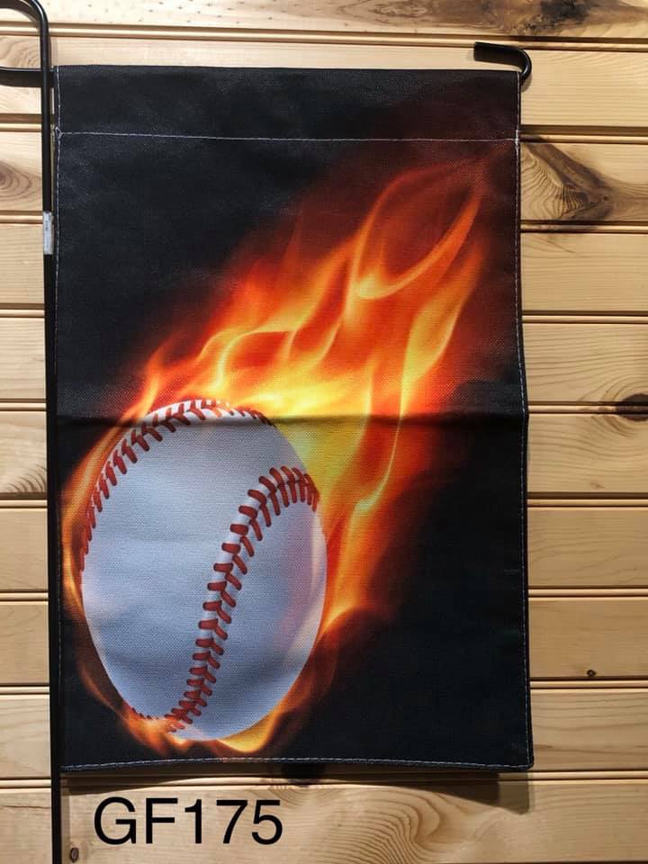 Garden Flag - GF175 - Baseball on Fire