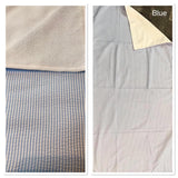 Seersucker Beach Towel - Blue