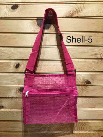 Zipper Seashell Bag - Pink