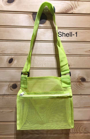 Zipper Seashell Bag - Yellow
