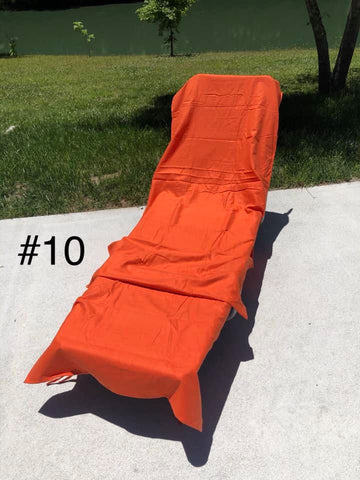 Chaise Lounge Cover - Orange