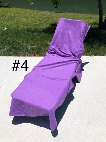 Chaise Lounge Cover - Purple