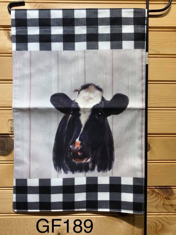 Garden Flag - GF189 - White Buffalo - Cow