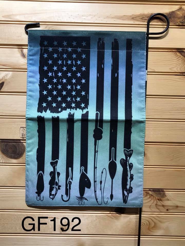 Garden Flag - GF192 - Fishing American Flag