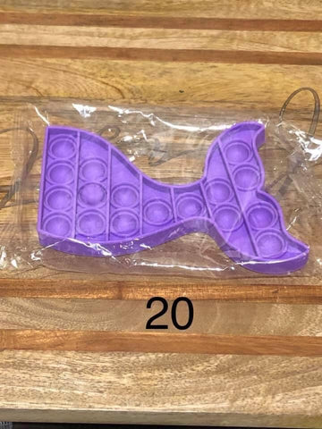Purple Mermaid Tail Pop Toy