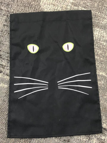 Garden Flag - Black Cat