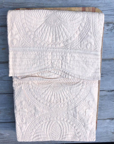 Heirloom Baby Quilt - Off White