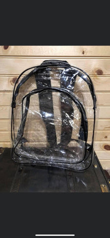 Clear PVC backpack