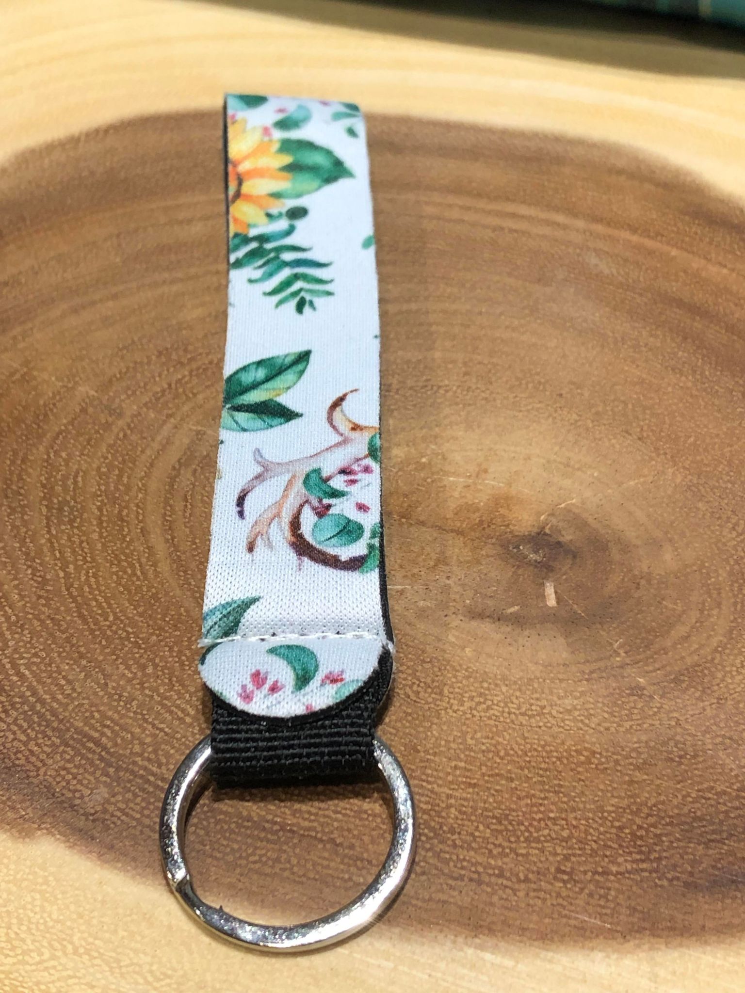 Neoprene Key Fob - Sunflower
