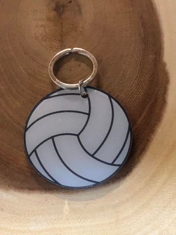 Acrylic Keyring - Volleyball
