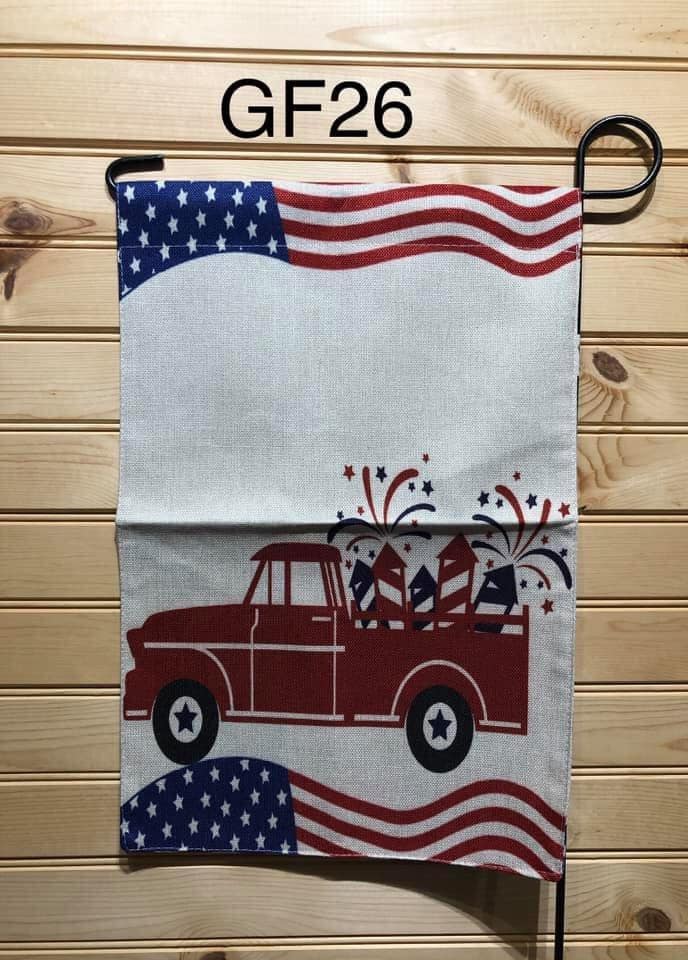 Garden Flag - GF26 - Fireworks Truck