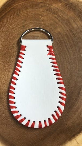 Baseball D-Ring with Split Keyring