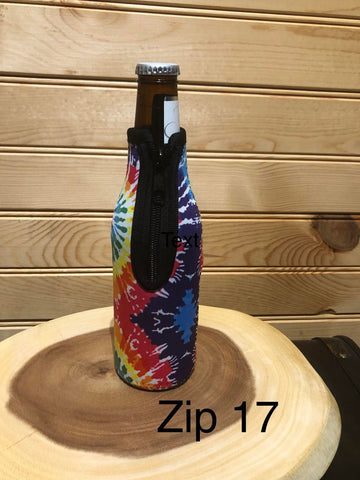 Zipper Bottle Sleeve - Tie Dye