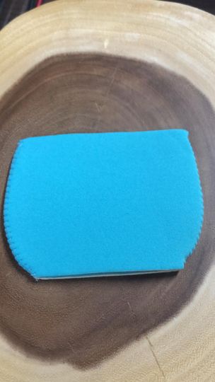 Wine Glass Sleeve - Teal - Straight top