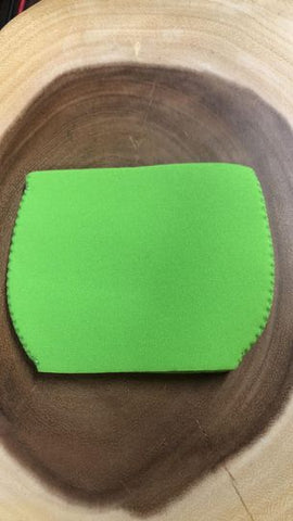Wine Glass Sleeve - Green - Straight top