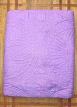 Heirloom Baby Quilt - Dk Lavender