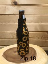 Zipper Bottle Sleeve - Sunflower