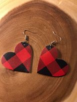 Valentine Earring - Red Buffalo