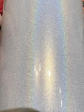 12 oz Shimmer Sublimation Stainless Steel Tumbler with sippy lid and regular lid - White