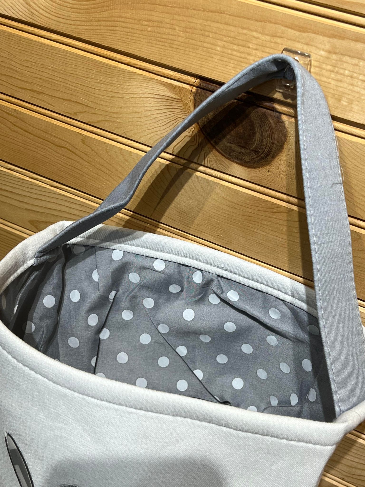 Easter Basket - EB111 - Chevron Bunny - Grey