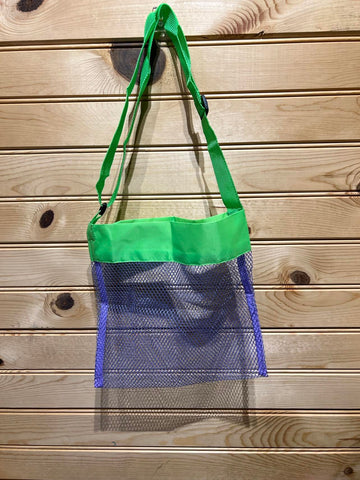 Small Seashell Bag - Green Top / Purple