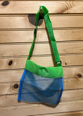 Small Seashell Bag - Green Top / Blue