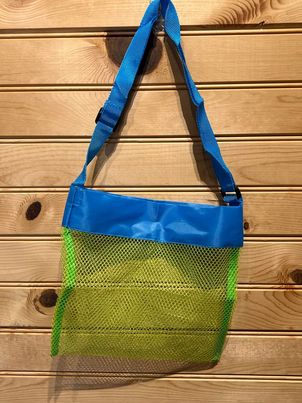 Small Seashell Bag - Blue Top / Green