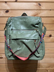 Bango Vegan Leather Backpack - Sage (27)
