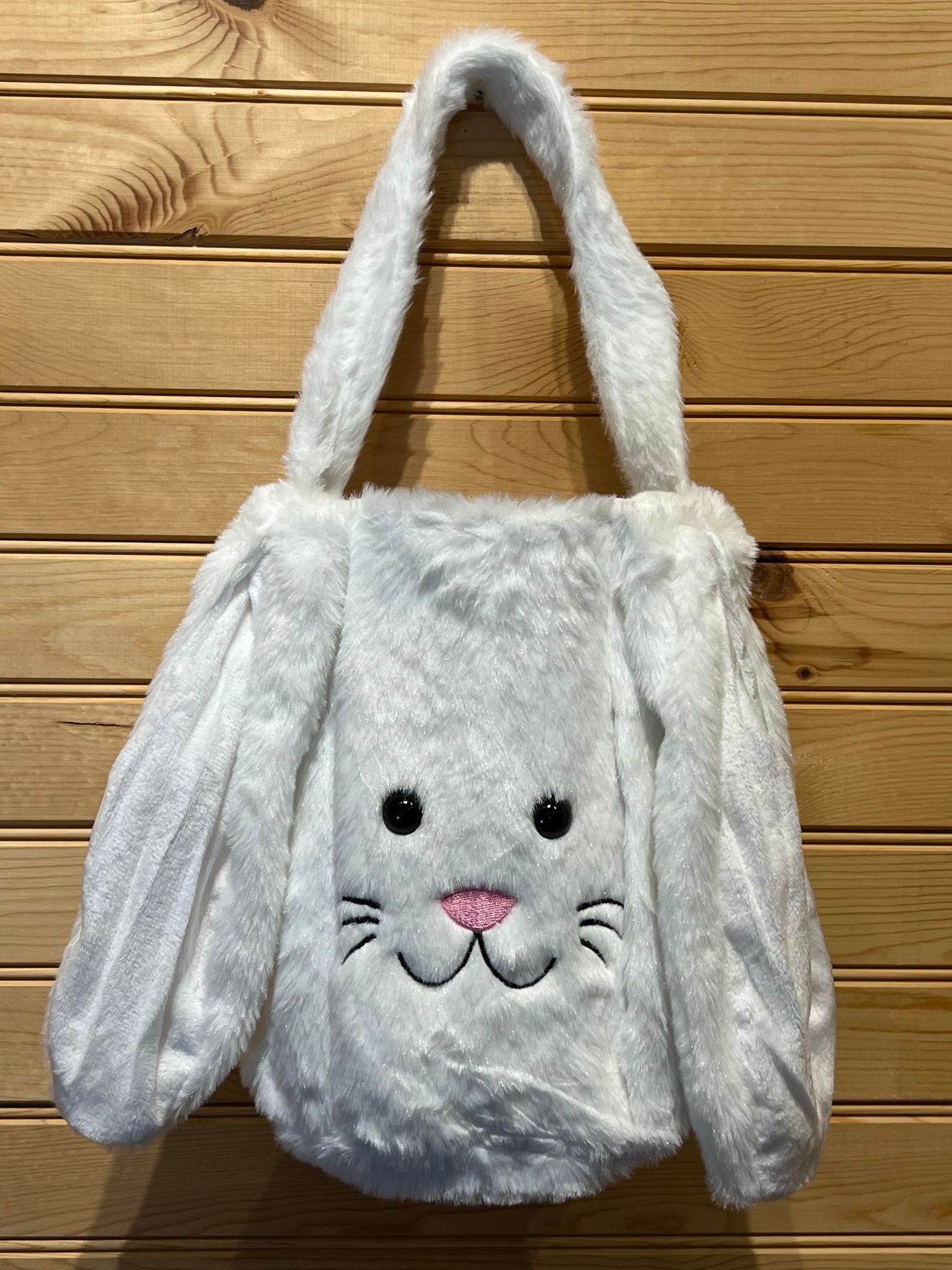 Easter Basket - EB116 - Long Ear Medium Easter Basket - White